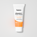 Hiskin Vitamin C Facewash with Glutathione, Niacinamide & Kojic Acid | Brightening, Hydrating & pH Balanced Cleanser with Matrix Enhancers Technology – 100ml
