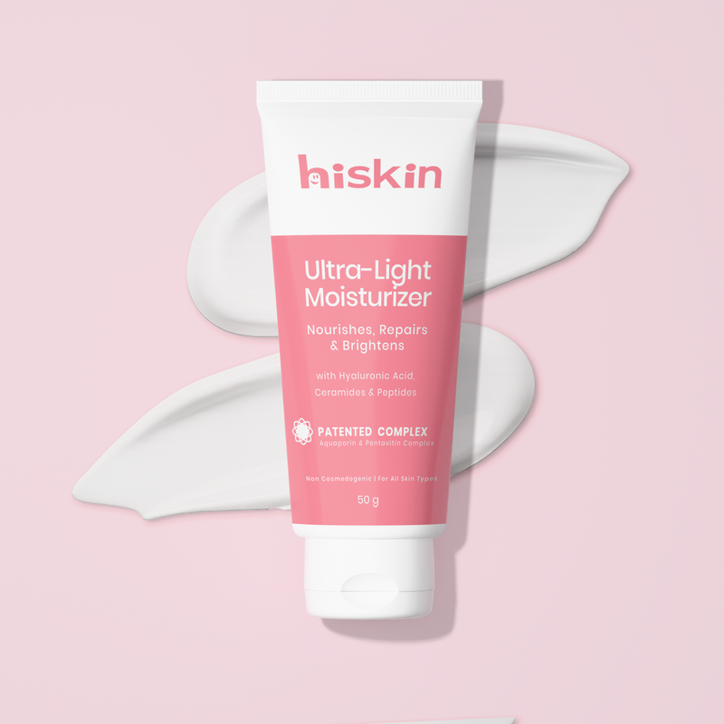 Ceramides Hyaluronic Acid with Aquaxyl & Pentavitin Complex Ultra Light HiSkin Moisturizer - 50gm